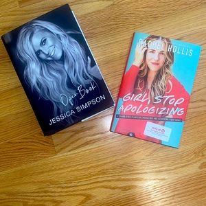 Jessica Simpson/Rachel Hollis hardcover books
